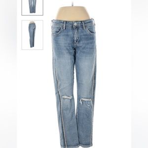 Pilcro and the Letterpress Slim Boyfriend Jeans. Size 29